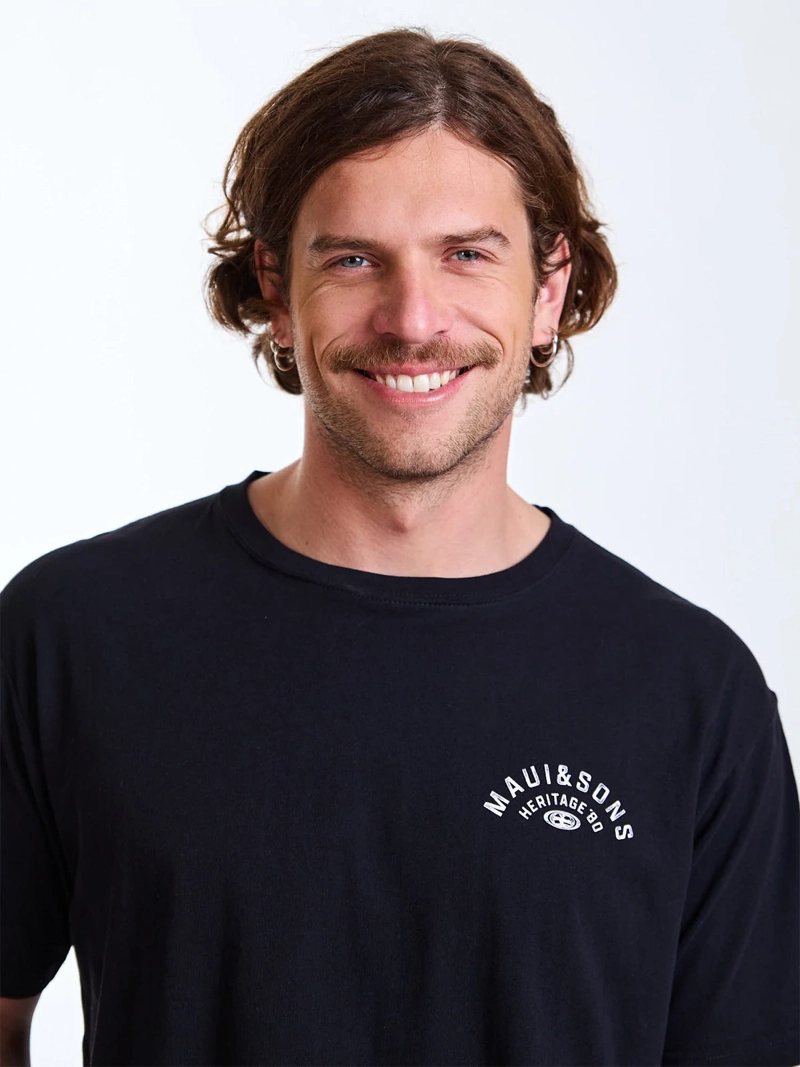 POLERA HOMBRE MAUI & SONS ALGODÓN MANGA CORTA - 5