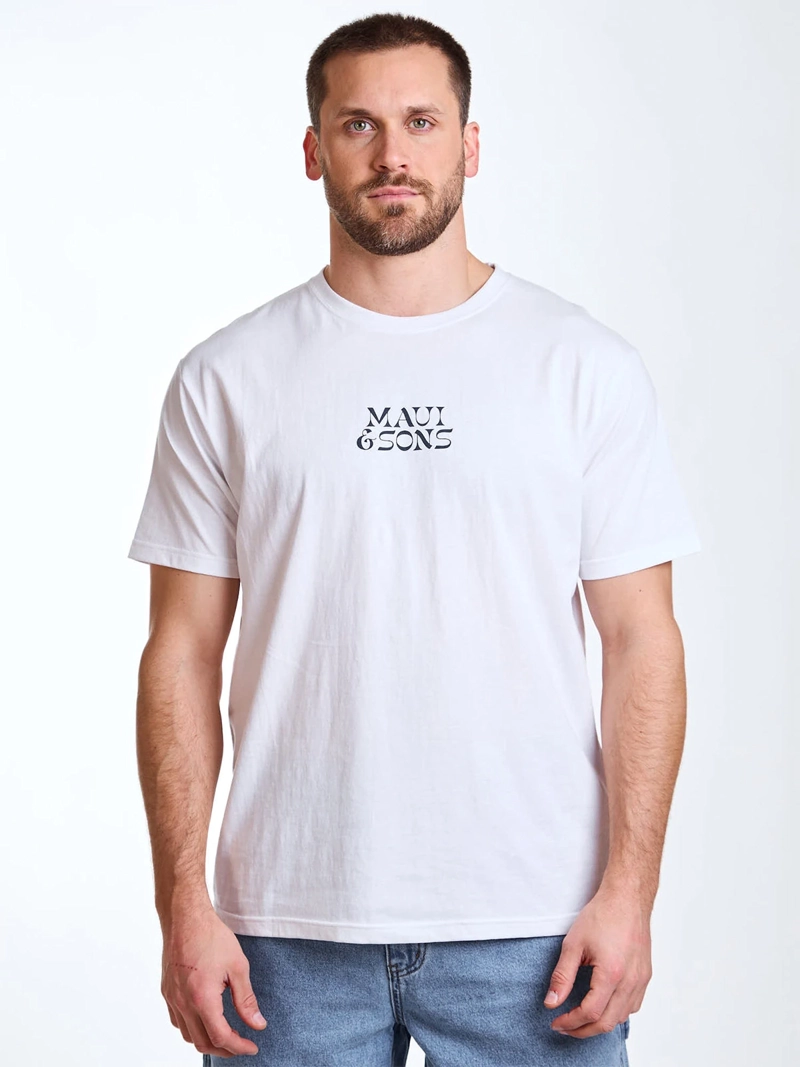 POLERA HOMBRE MAUI & SONS ALGODÓN MANGA CORTA - 1