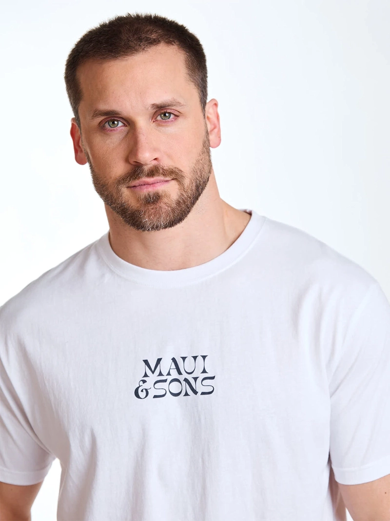 POLERA HOMBRE MAUI & SONS ALGODÓN MANGA CORTA - 4
