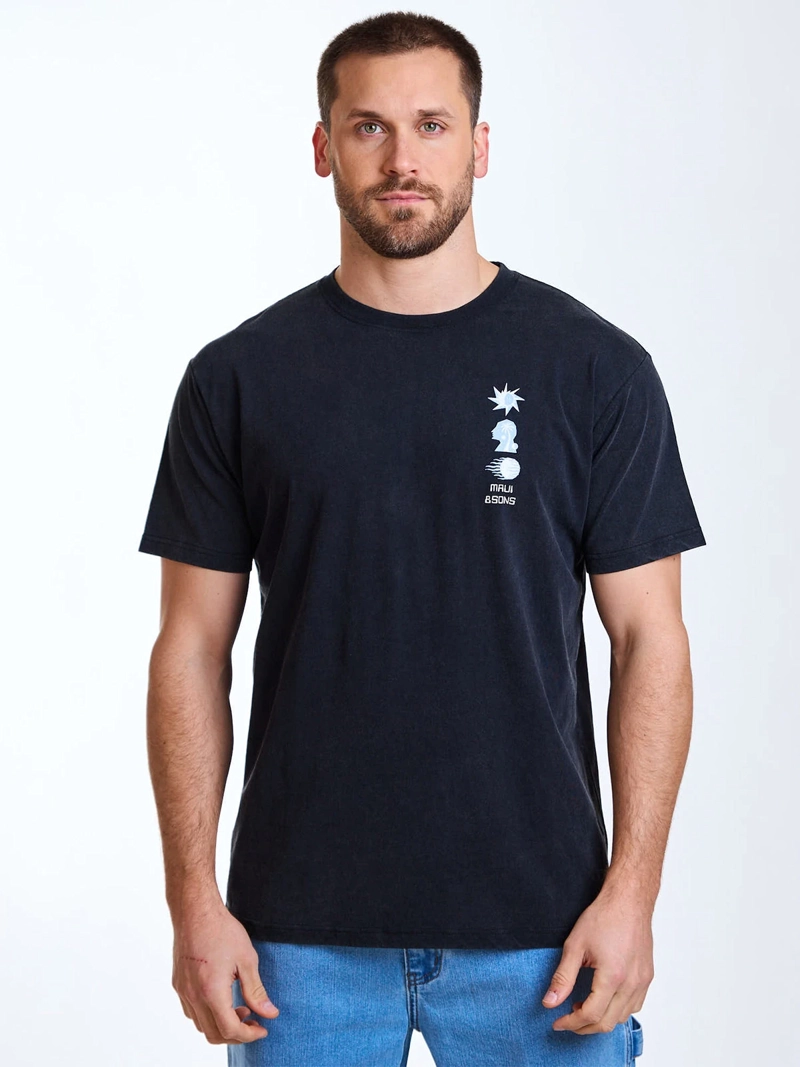 POLERA HOMBRE MAUI AND SONS MANGA CORTA ALGODÓN COLECCIÓN - 1