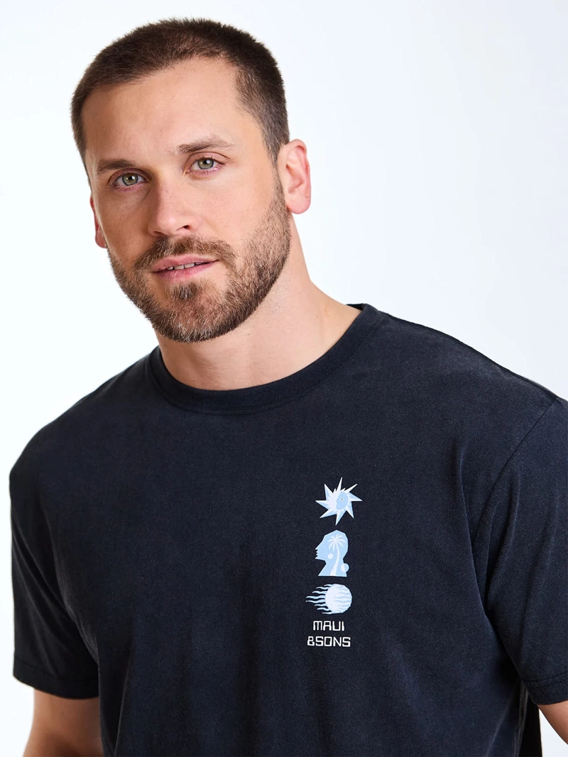 POLERA HOMBRE MAUI AND SONS MANGA CORTA ALGODÓN COLECCIÓN - 4
