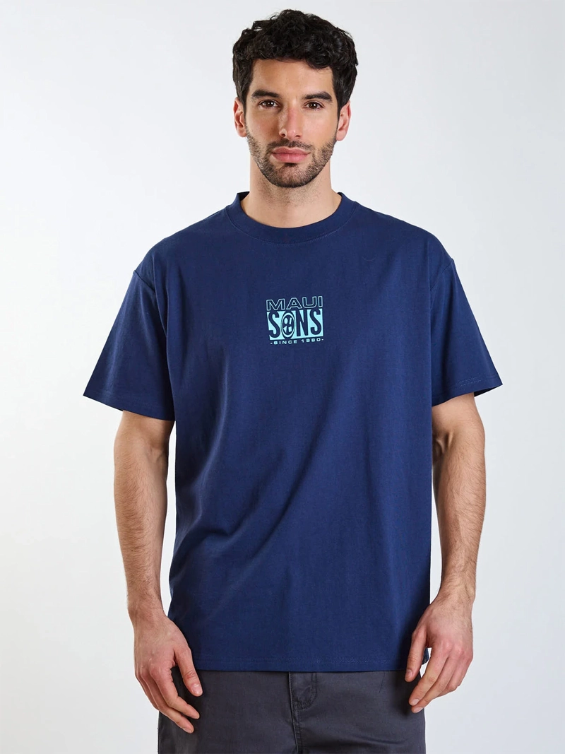 POLERA HOMBRE MAUI AND SONS MANGA CORTA ALGODÓN COLECCIÓN - 1