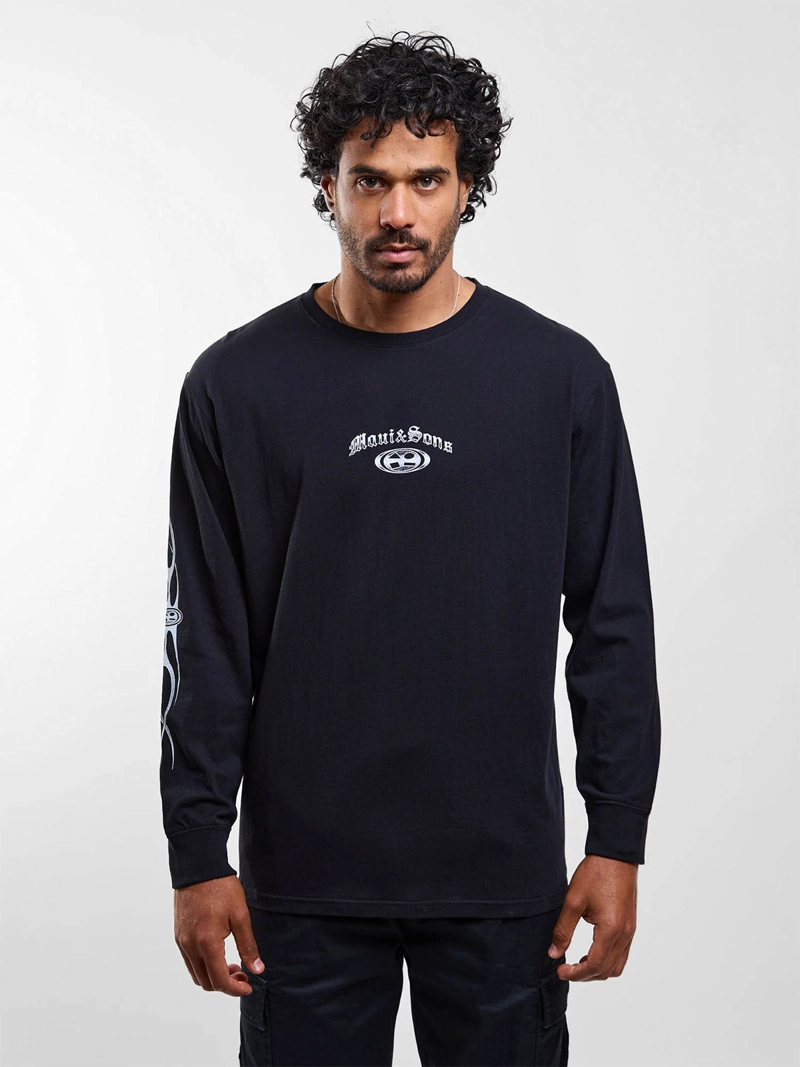 POLERA HOMBRE MAUI AND SONS MANGA LARGA - 1