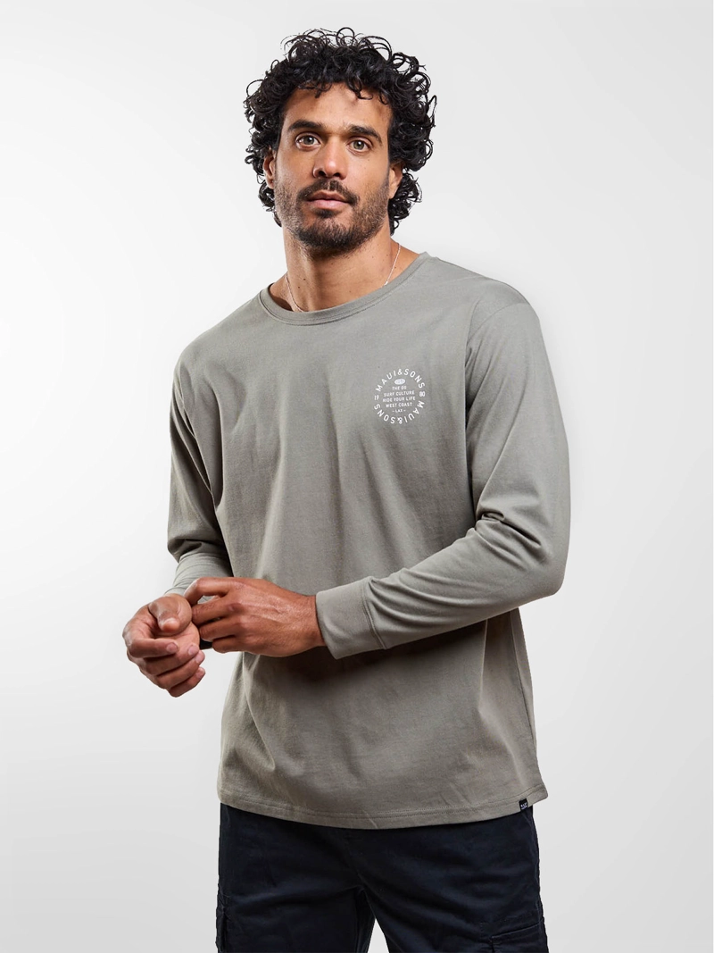 POLERA HOMBRE MAUI AND SONS MANGA LARGA - 1
