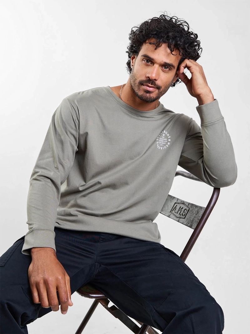 POLERA HOMBRE MAUI AND SONS MANGA LARGA - 5