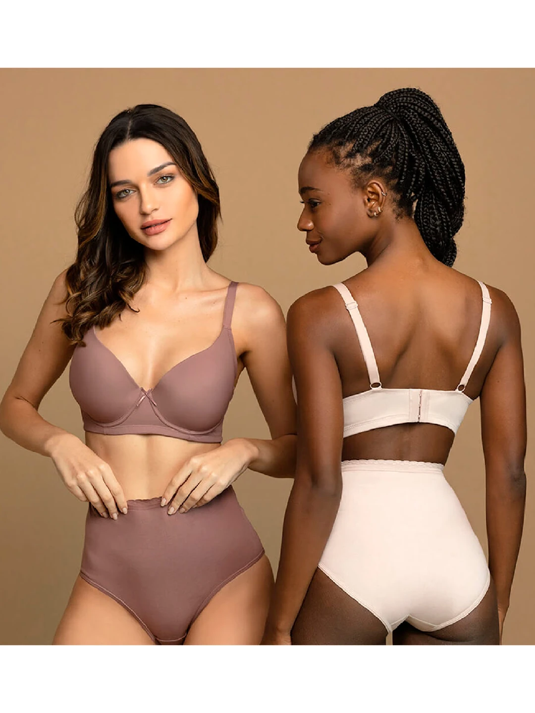 CALZÓN INTIME PACK X2 ALGODÓN NUDE - 1