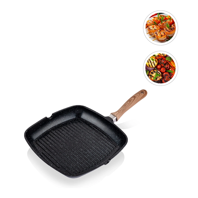 SARTÉN THOMAS GRILL ALUMINIO FUNDIDO NEGRO - 3