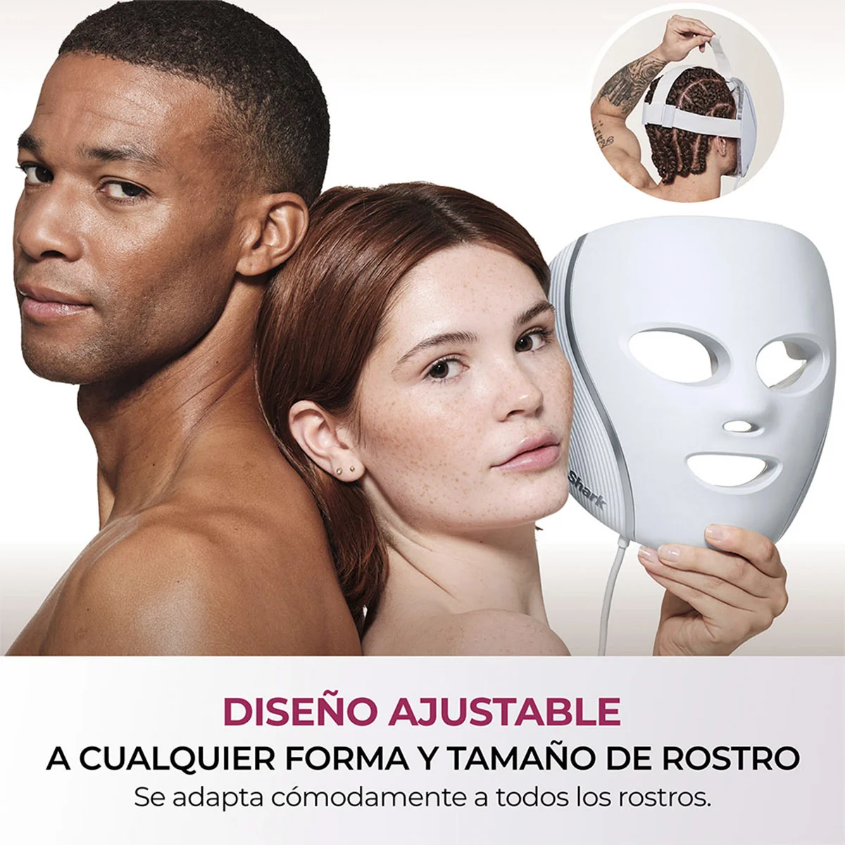 MÁSCARA FACIAL LED SHARK CRYOGLOW FW312LAA - 15