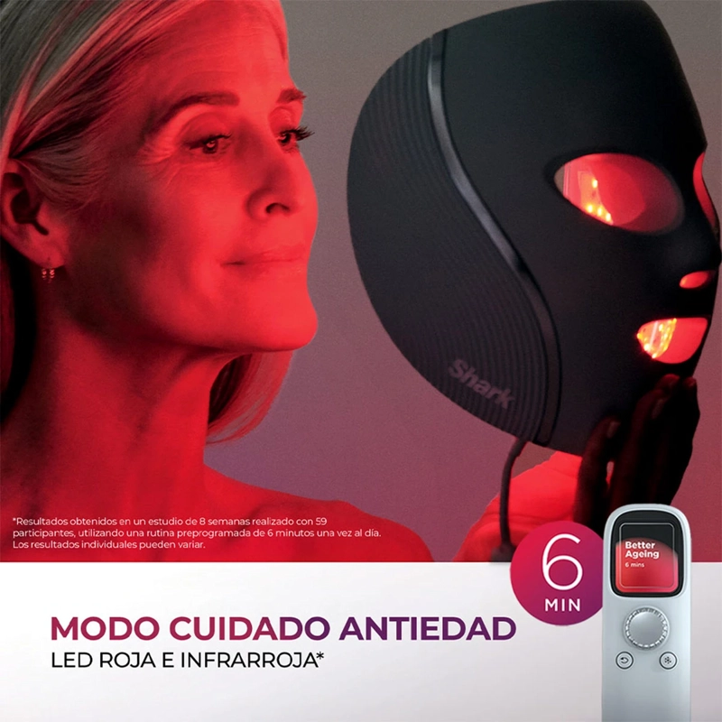 MÁSCARA FACIAL LED SHARK CRYOGLOW FW312LAA - 6