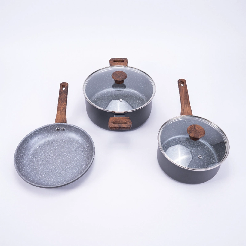 BATERÍA DE COCINA DORAL ALESSANDRIA 5 PIEZAS GRIS - 1