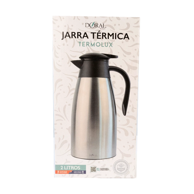 JARRA DORAL TERMOLUX 2 LITROS ACERO - 4