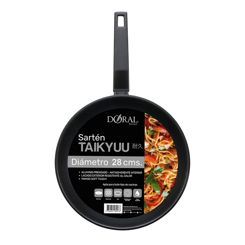 SARTÉN DORAL TAIKYUU 28 CM ALUMINIO PRENSADO - 3