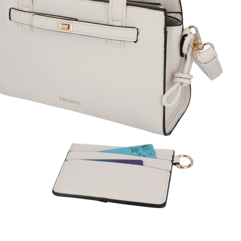 CARTERA BANDOLERA SECRET SERBIA BEIGE  - 6