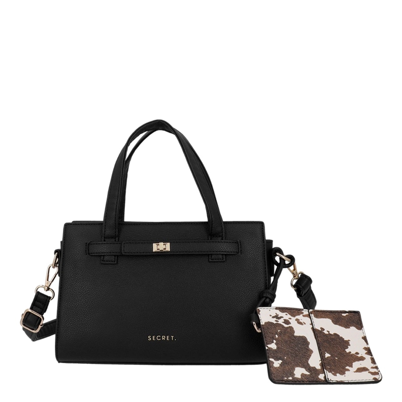 CARTERA BANDOLERA SECRET SERBIA NEGRO  - 1
