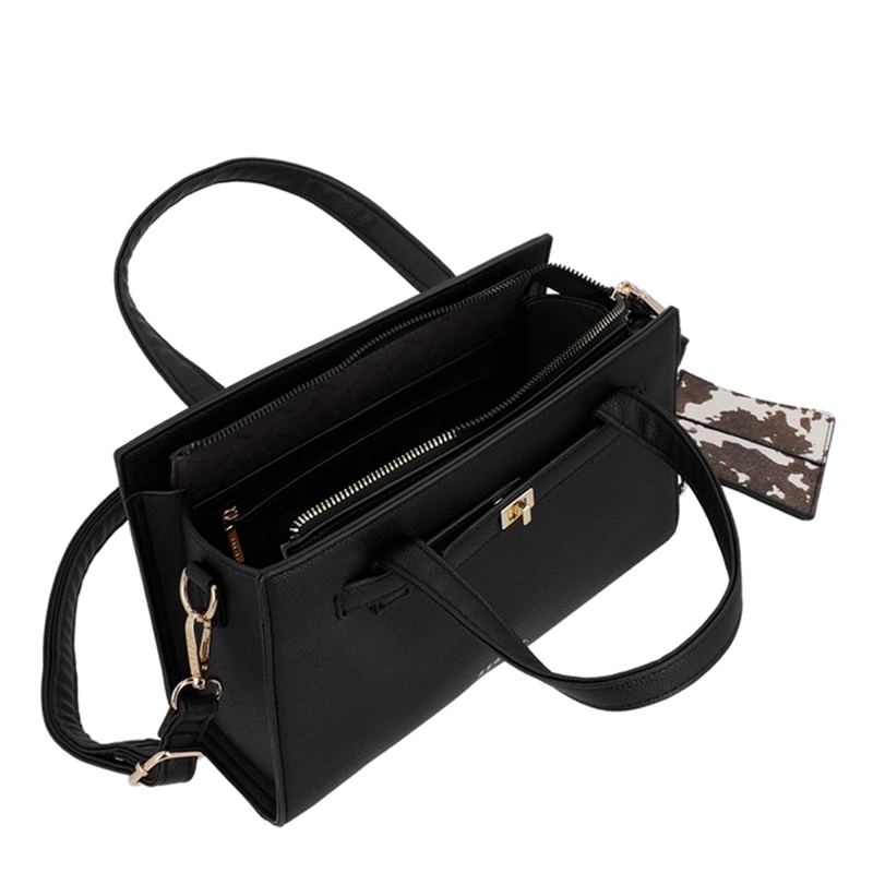 CARTERA BANDOLERA SECRET SERBIA NEGRO  - 4