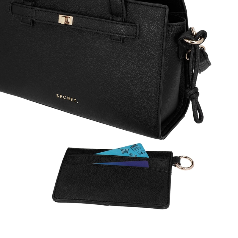 CARTERA BANDOLERA SECRET SERBIA NEGRO  - 6