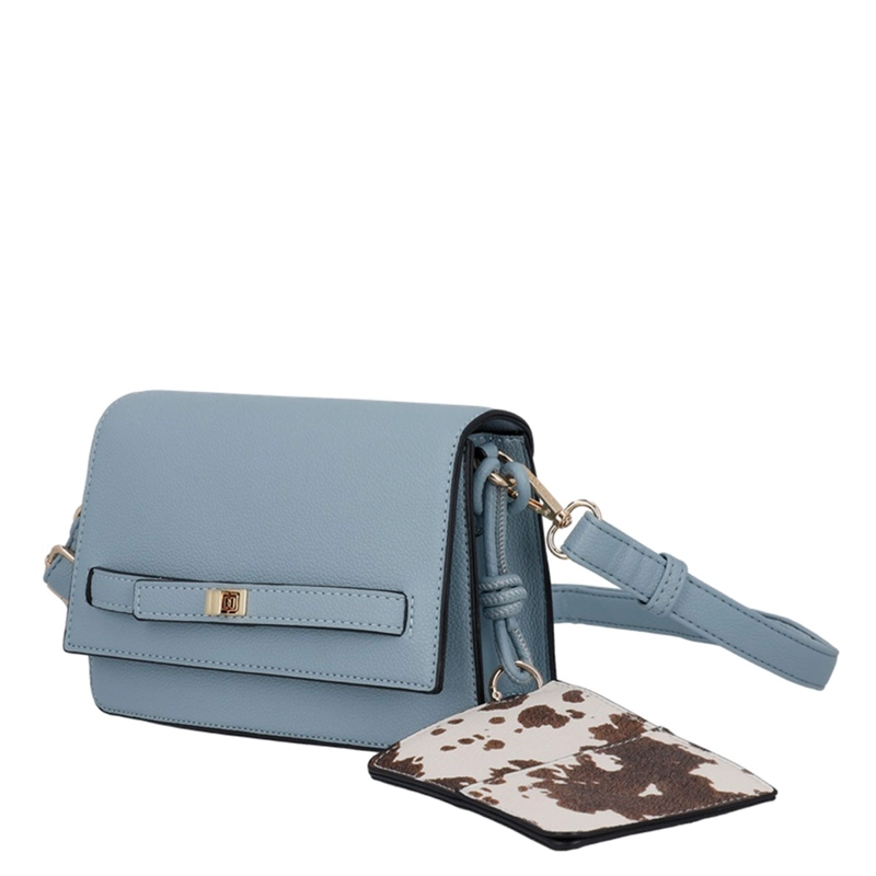 CARTERA BANDOLERA SECRET SERBIA CELESTE  - 2