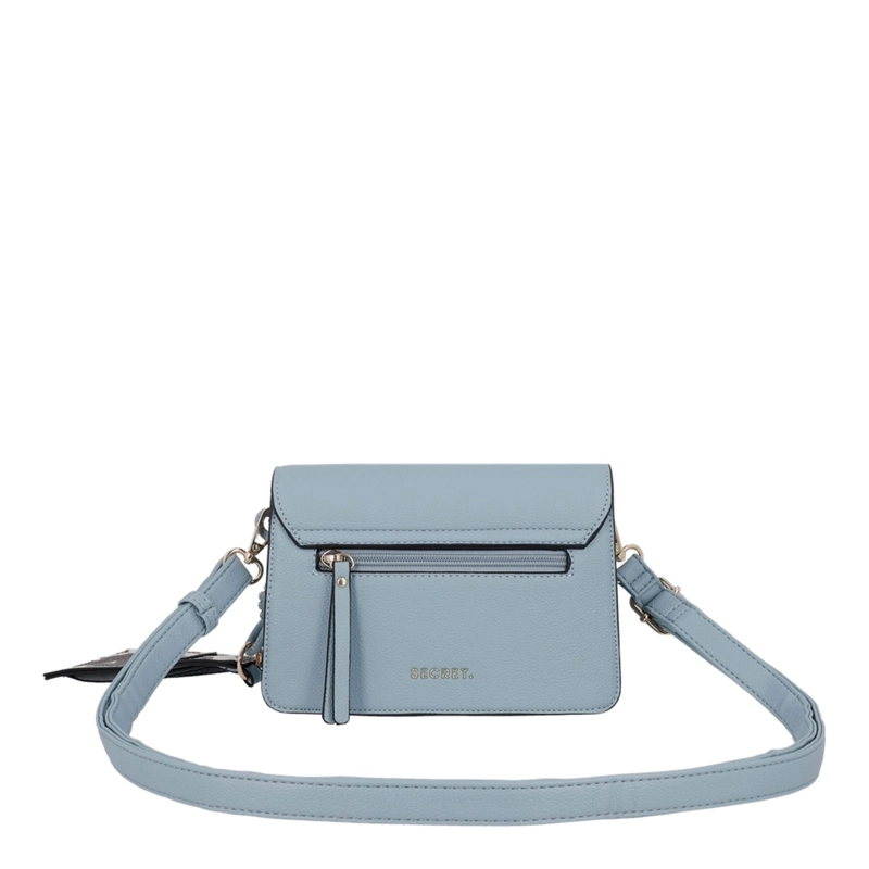 CARTERA BANDOLERA SECRET SERBIA CELESTE  - 3