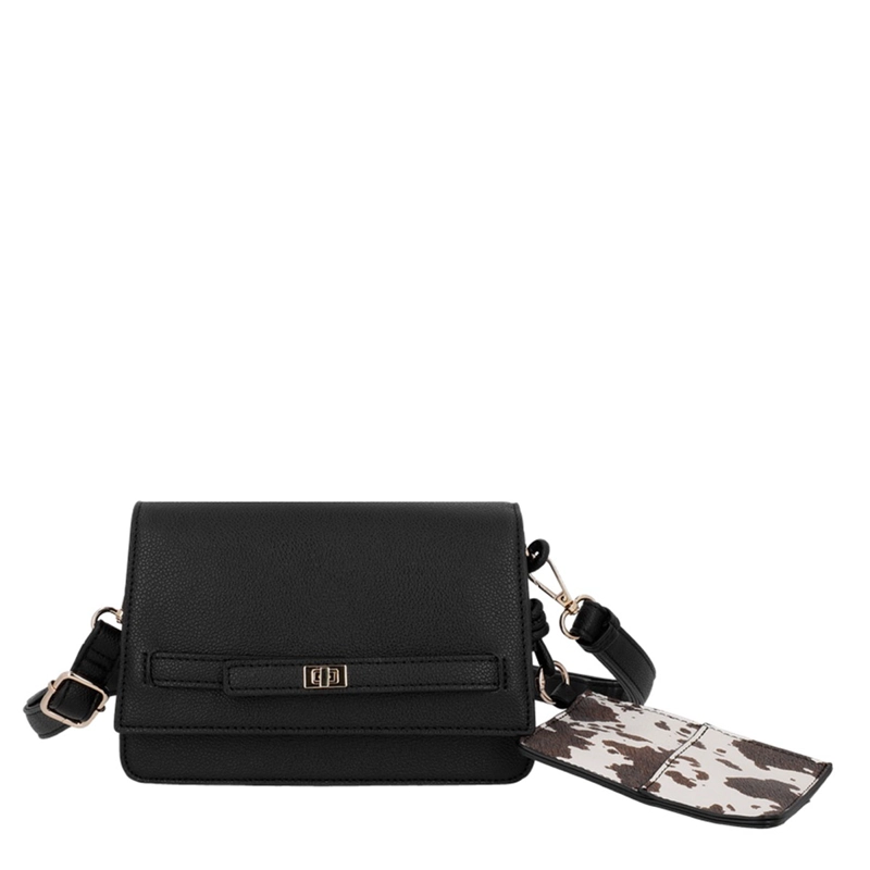CARTERA BANDOLERA SECRET SERBIA NEGRO  - 1