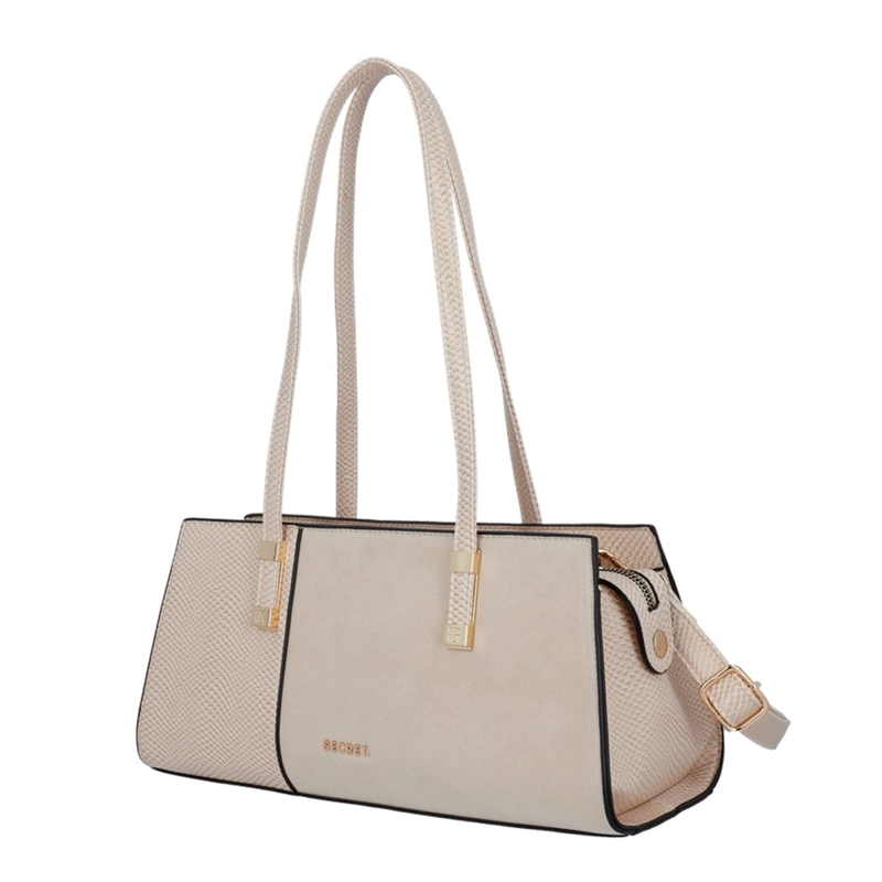 CARTERA DE MANO SECRET ZAGREB BEIGE  - 2