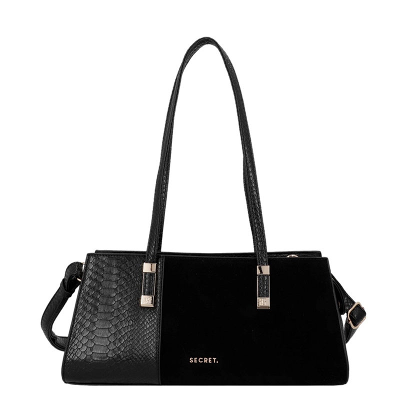 CARTERA DE MANO SECRET ZAGREB NEGRO  - 1