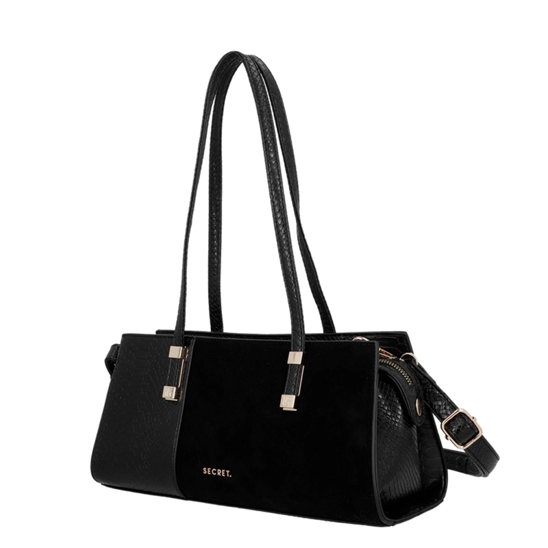 CARTERA DE MANO SECRET ZAGREB NEGRO  - 2