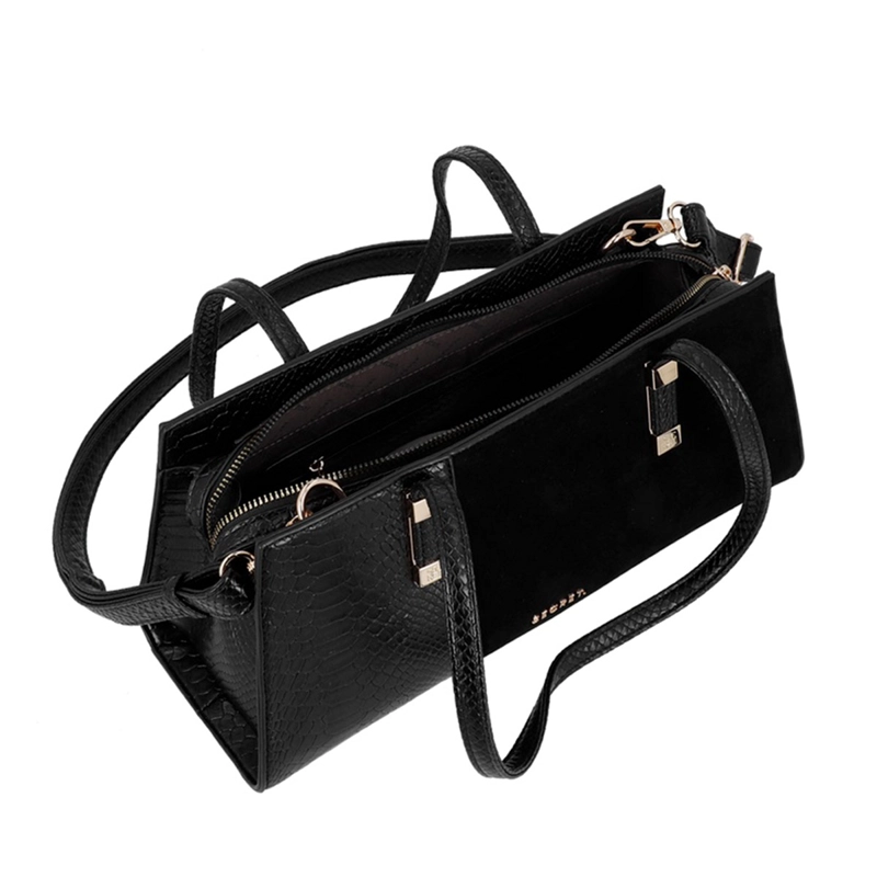 CARTERA DE MANO SECRET ZAGREB NEGRO  - 4
