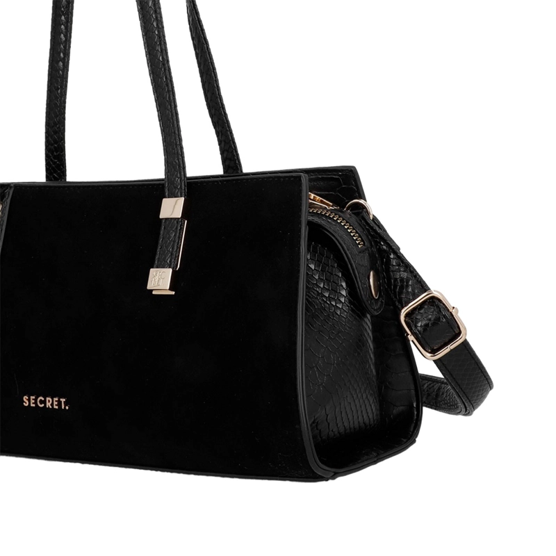 CARTERA DE MANO SECRET ZAGREB NEGRO  - 5