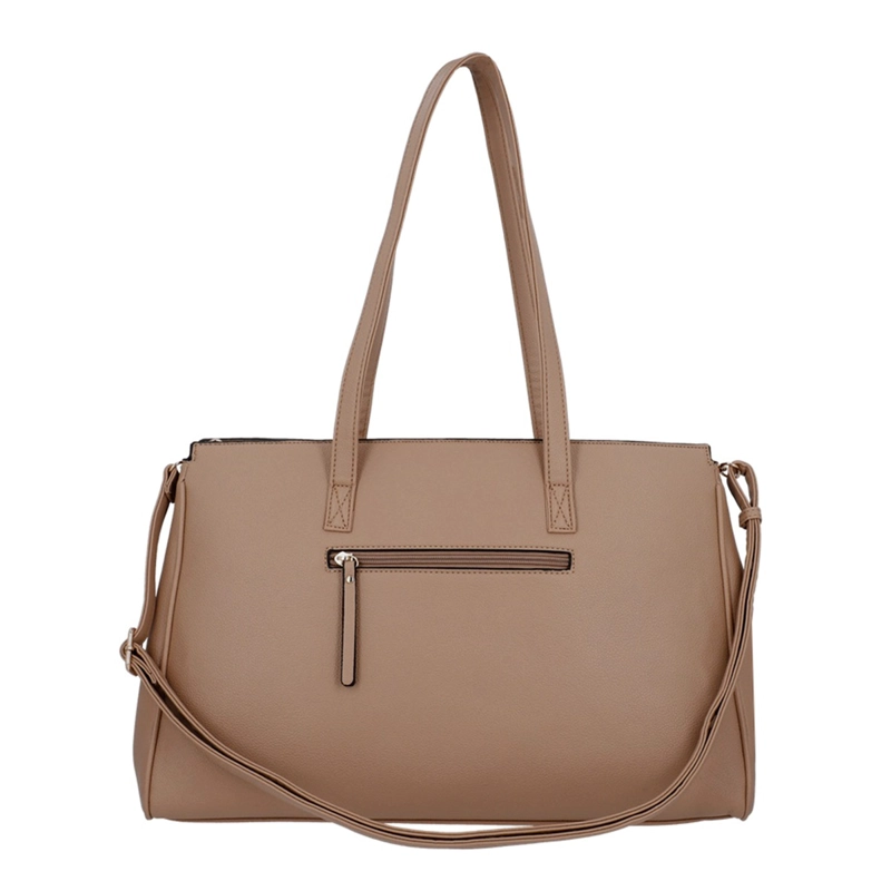 CARTERA DE MUJER PORTA LAPTOP 16" SECRET SERBIA CAFÉ  - 3