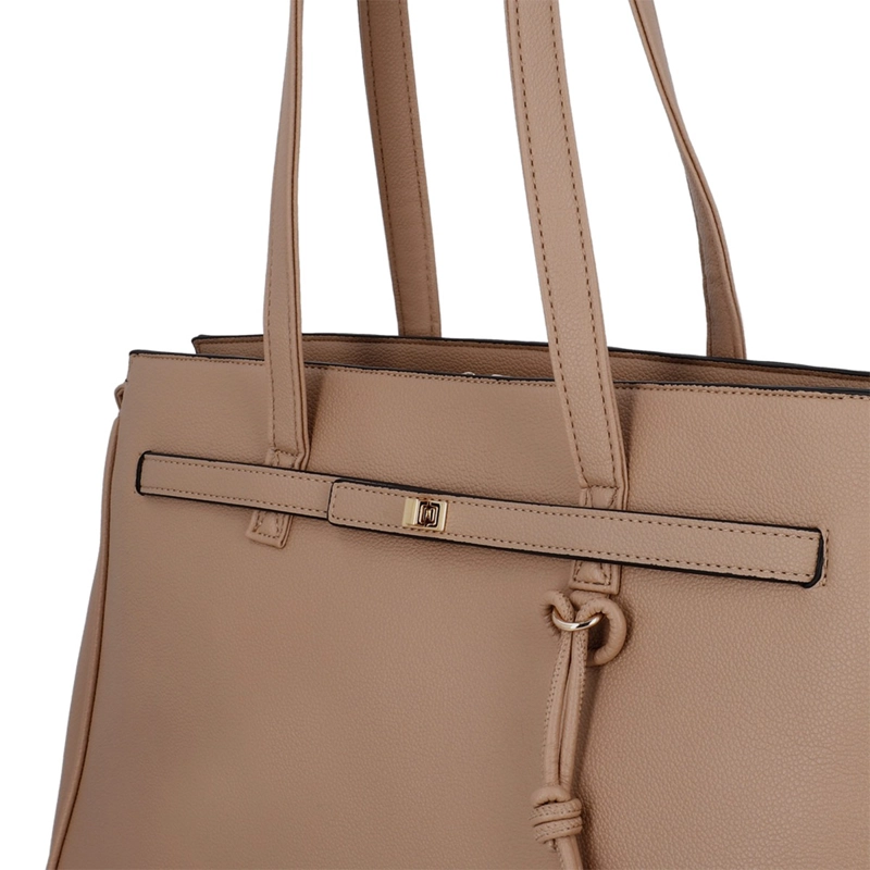 CARTERA DE MUJER PORTA LAPTOP 16" SECRET SERBIA CAFÉ  - 6