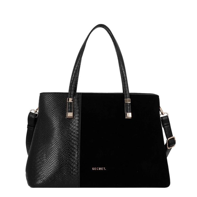 CARTERA TOTE SECRET ZAGREB NEGRO  - 1
