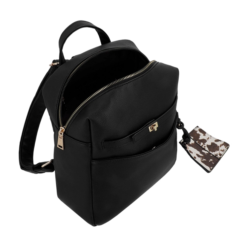 MOCHILA DE MUJER SECRET SERBIA NEGRO  - 4