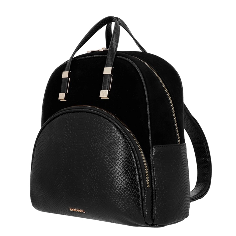 MOCHILA DE MUJER SECRET ZAGREB NEGRO  - 2