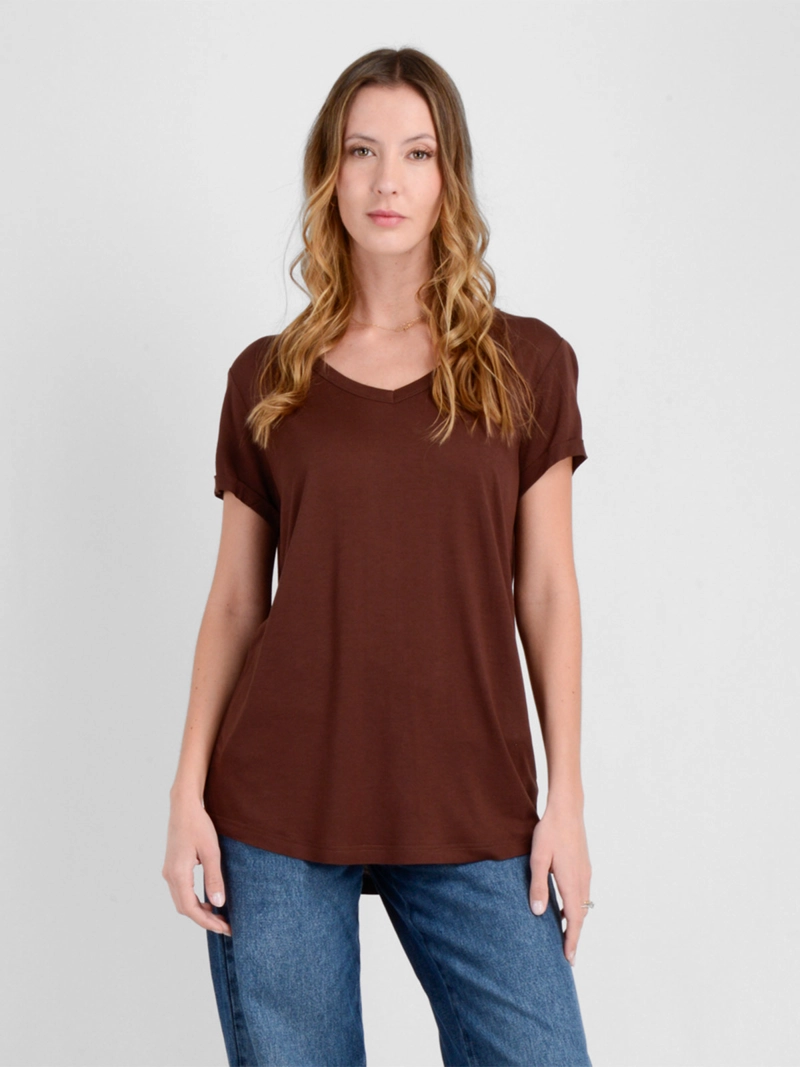 POLERA MUJER MAUI AND SONS MANGA CORTA