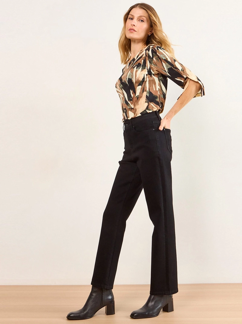 JEANS MUJER MAGRIFFE TIRO ALTO 5 BOLSILLOS - 2