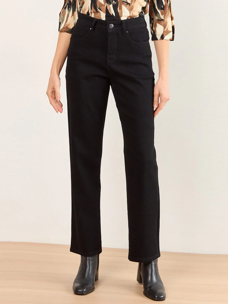JEANS MUJER MAGRIFFE TIRO ALTO 5 BOLSILLOS - 4