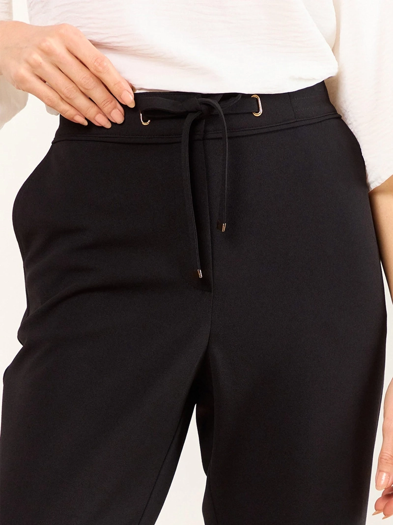 PANTALÓN JOGGER MUJER MAGRIFFE CON LAZO EN CINTURA - 4