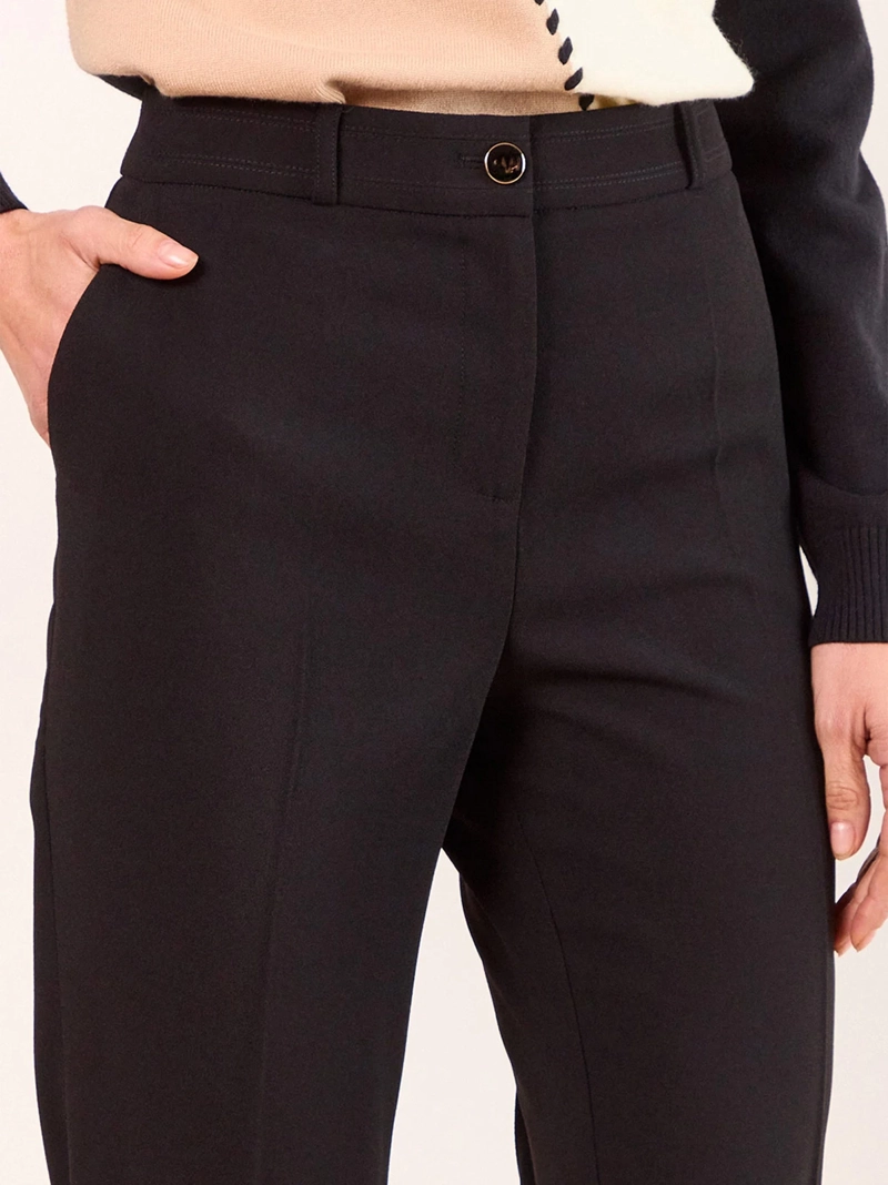 PANTALÓN MUJER MAGRIFFE CALCE CLÁSICO TIRO ALTO CON BOLSILLOS FUNCIONALES - 4