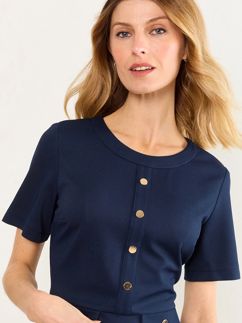 VESTIDO MUJER MA GRIFFE MANGA CORTA - 3