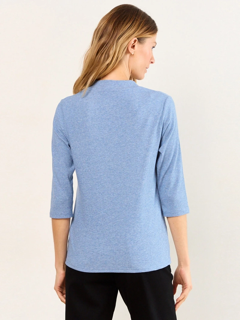 POLERA MUJER MA GRIFFE MANGAS 3/4 LISA ESCOTE EN V - 2
