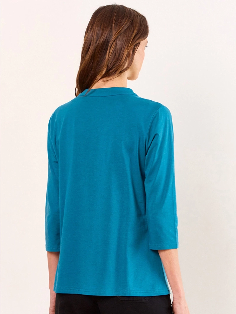 POLERA MUJER MA GRIFFE MANGAS 3/4 LISA ESCOTE EN V - 2
