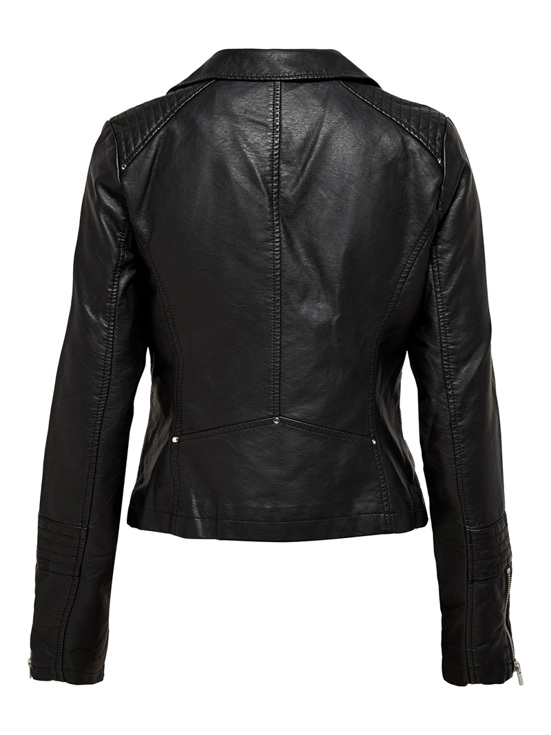 CHAQUETA MUJER ONLY BIKER EFECTO CUERO - 7