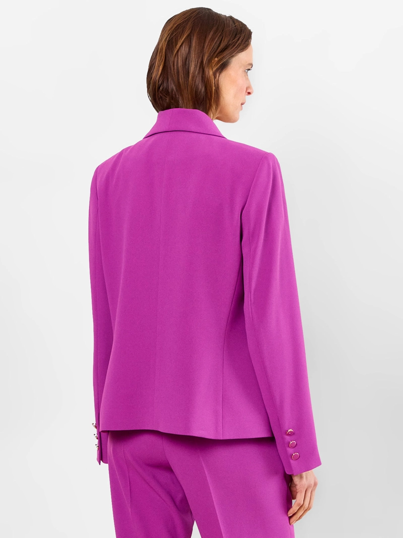 BLAZER MUJER MAGRIFFE CORTO LISO CON SOLAPA - 2