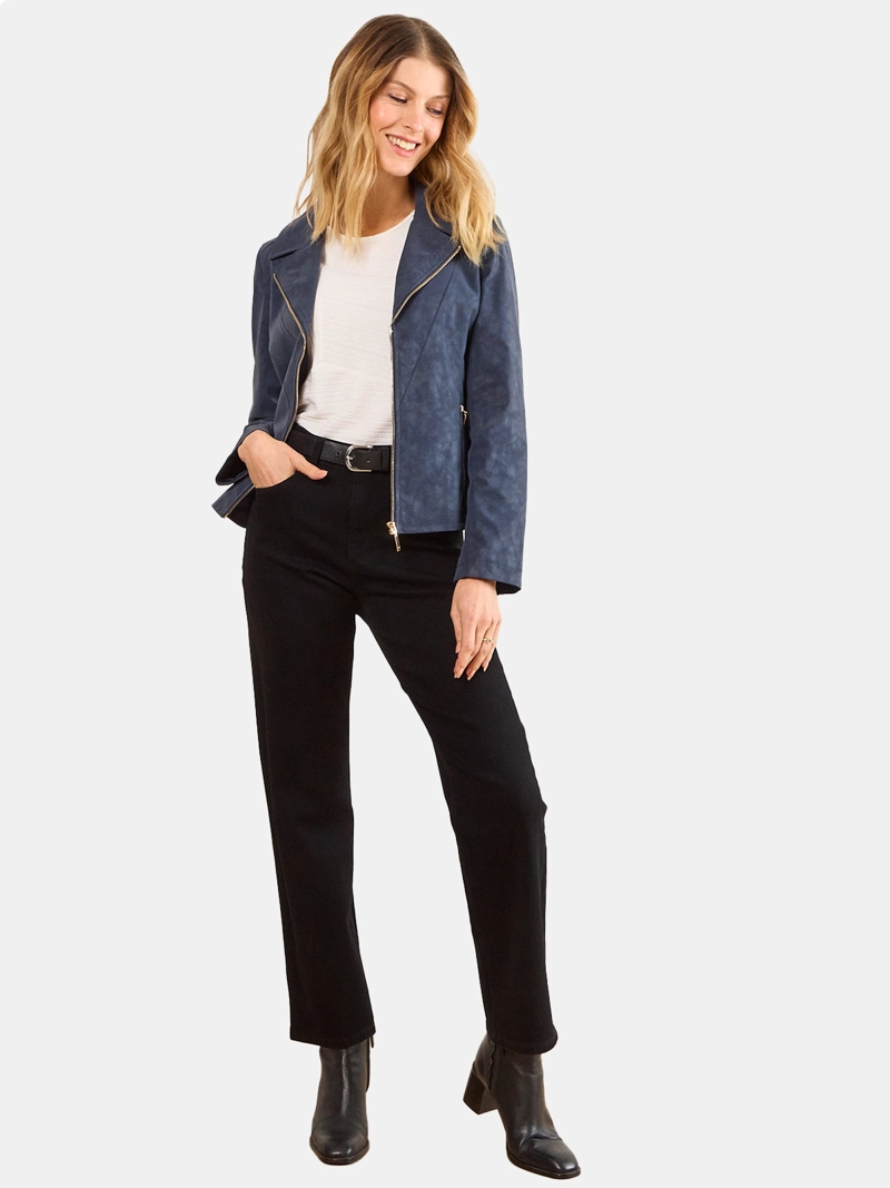 CHAQUETA MUJER MA GRIFFE ECO CUERO - 4