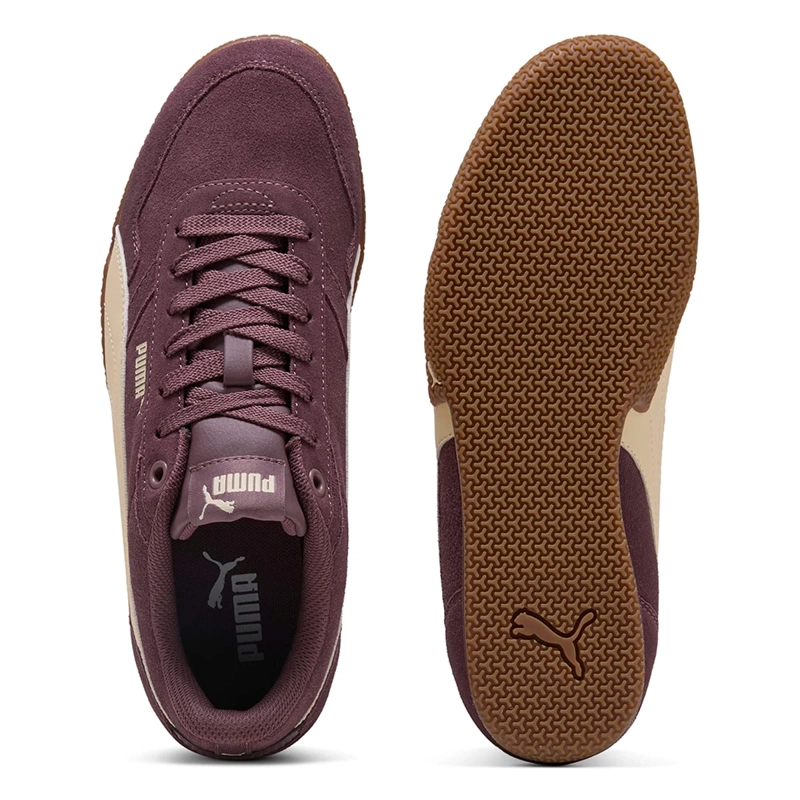 ZAPATILLAS MUJER PUMA CASUALES CAFÉ BELLA DONNA SD CUERO - 4