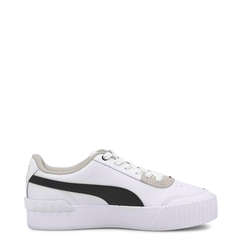 ZAPATILLAS MUJER PUMA URBANAS BLANCO CARINA LIFT CUERO - 2