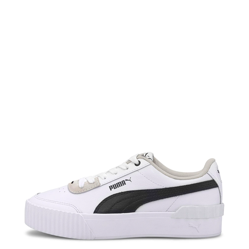 ZAPATILLAS MUJER PUMA URBANAS BLANCO CARINA LIFT CUERO
