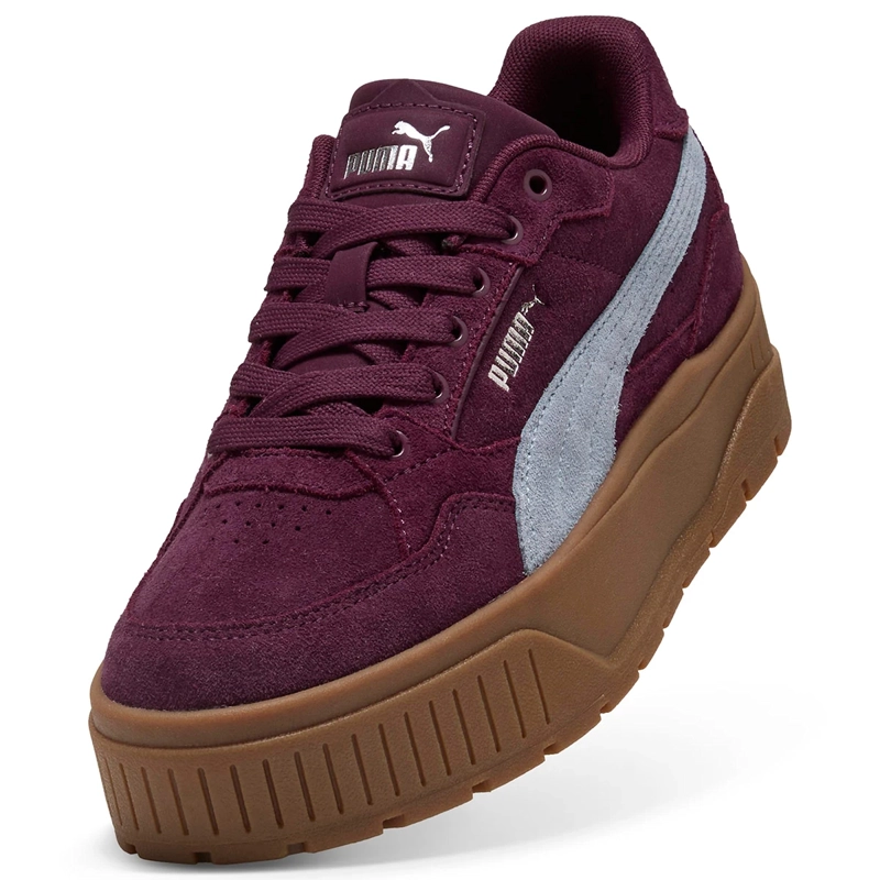 ZAPATILLAS MUJER PUMA URBANAS BLANCO CARINA LIFT CUERO - 4