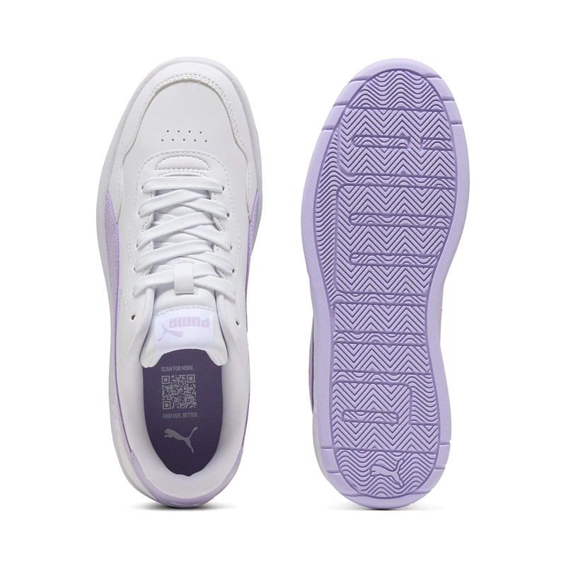 ZAPATILLAS MUJER PUMA URBANAS NEGRO PUMA CLUB II SD CUERO - 6