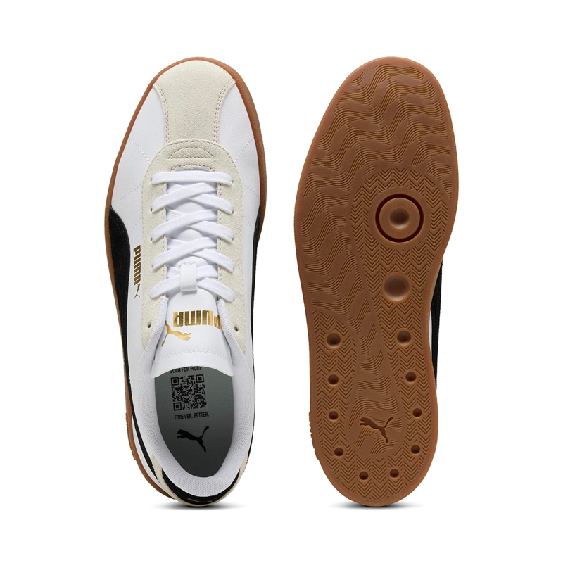 ZAPATILLAS MUJER PUMA URBANAS BLANCO CLUB II SD CUERO - 4
